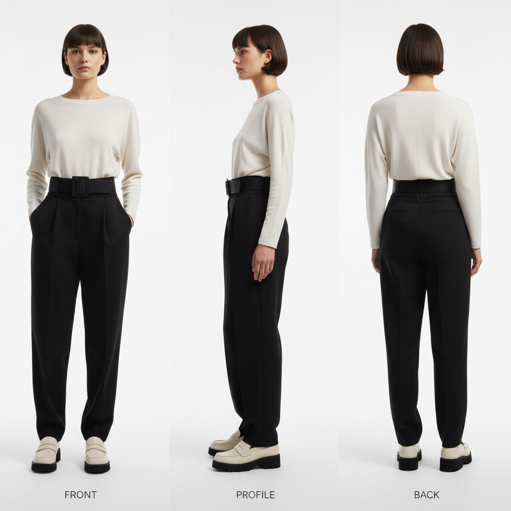 Résultat LookMatch : 3 angles (Face, Profil, Dos)